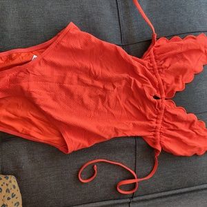 Top shop one piece with open back